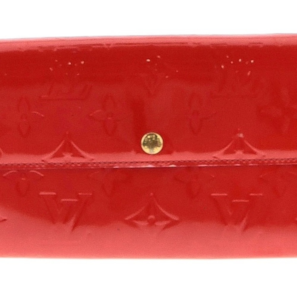 Louis Vuitton Vernis Pomme d’Amour Sarah Wallet – Red Patent Leather
